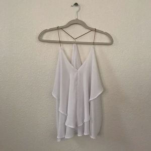 White Layered Top